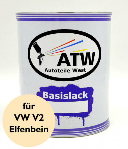 Autolack für VW V2 Elfenbein